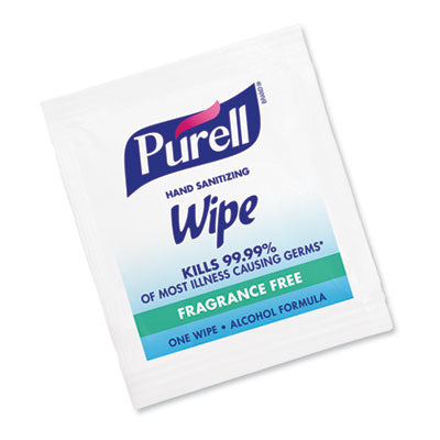 Sanitizing Hand Wipes, Individually Wrapped, 1-Ply, 4.5 x 6.5, Lemon, White, 1,800/Carton OrdermeInc OrdermeInc