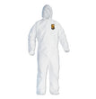 KleenGuard™ A40 Elastic-Cuff and Ankles Hooded Coveralls, 2X-Large, White, 25/Carton OrdermeInc OrdermeInc