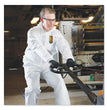 KleenGuard™ A40 Elastic-Cuff and Ankles Hooded Coveralls, 2X-Large, White, 25/Carton OrdermeInc OrdermeInc