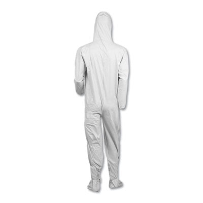 KleenGuard™ A40 Elastic-Cuff, Ankle, Hood and Boot Coveralls, X-Large, White, 25/Carton OrdermeInc OrdermeInc