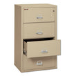 Insulated Lateral File, 4 Legal/Letter-Size File Drawers, Parchment, 31.13" x 22.13" x 52.75", 260 lb Overall Capacity OrdermeInc OrdermeInc