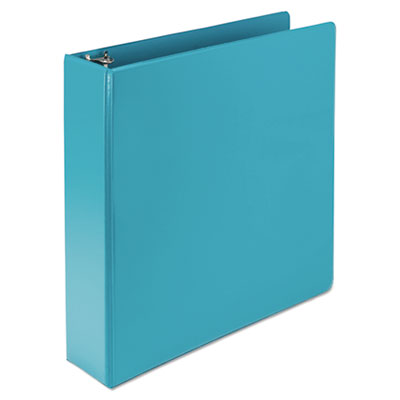 SAMSILL CORPORATION Earth’s Choice Plant-Based Durable Fashion View Binder, 3 Rings, 2" Capacity, 11 x 8.5, Turquoise, 2/Pack - OrdermeInc