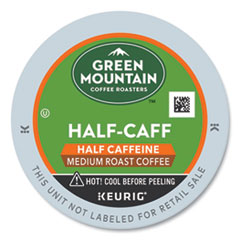 KEURIG DR PEPPER Half-Caff Coffee K-Cups, 24/Box - OrdermeInc
