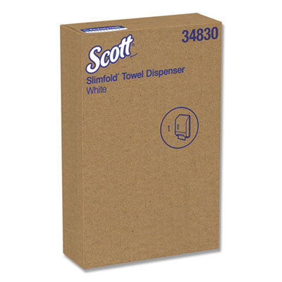 Scott® Slimfold Towel Dispenser, 9.88 x 2.88 x 13.75, White - OrdermeInc