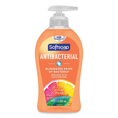 COLGATE PALMOLIVE, IPD. Antibacterial Hand Soap, Crisp Clean, 11.25 oz Pump Bottle, 6/Carton - OrdermeInc