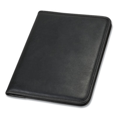 SAMSILL CORPORATION Professional Padfolio, Storage Pockets/Card Slots, Writing Pad, Black - OrdermeInc