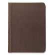 Samsill® Vintage Hardback Zipper Portfolio, Vinyl, Dark Brown, 11 x 8.5 OrdermeInc OrdermeInc