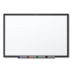 QUARTET MFG. Classic Series Total Erase Dry Erase Boards, 72 x 48, White Surface, Black Aluminum Frame - OrdermeInc