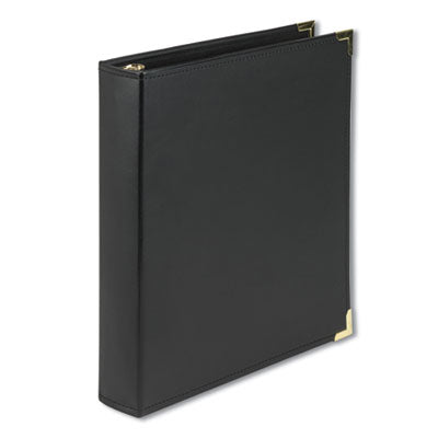 SAMSILL CORPORATION Classic Collection Ring Binder, 3 Rings, 1.5" Capacity, 11 x 8.5, Black - OrdermeInc