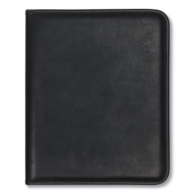 SAMSILL CORPORATION Professional Padfolio, Storage Pockets/Card Slots, Writing Pad, Black - OrdermeInc