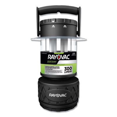 RAY-O-VAC Sportsman Fluorescent Lantern, 8 D Batteries (Sold Separately), Black - OrdermeInc