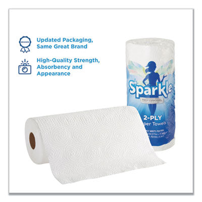 Georgia Pacific® Professional Sparkle ps Premium Perforated Paper Kitchen Towel Roll, 2-Ply, 11 x 8.8, White, 70 Sheets, 30 Rolls/Carton OrdermeInc OrdermeInc