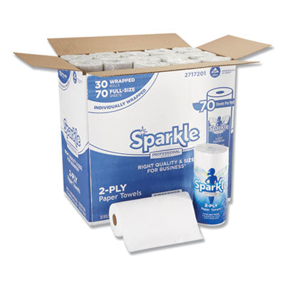 Georgia Pacific® Professional Sparkle ps Premium Perforated Paper Kitchen Towel Roll, 2-Ply, 11 x 8.8, White, 70 Sheets, 30 Rolls/Carton OrdermeInc OrdermeInc