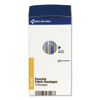 First Aid Only™ Knuckle Bandages, Individually Sterilized, 10/Box - OrdermeInc