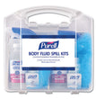 Body Fluid Spill Kit, 4.5" x 11.88" x 11.5", One Clamshell Case with 2 Single Use Refills/Carton OrdermeInc OrdermeInc