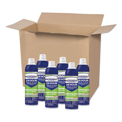 PROCTER & GAMBLE 24-Hour Disinfectant Sanitizing Spray, Citrus, 15 oz Aerosol Spray, 6/Carton - OrdermeInc
