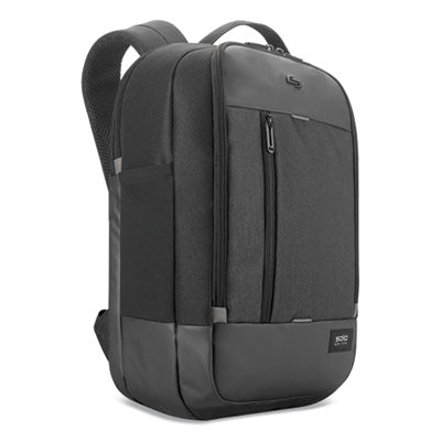 Magnitude Backpack, Fits Devices Up to 17.3", Polyester, 12.5 x 6 x 18.5, Black Herringbone OrdermeInc OrdermeInc