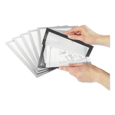 DURAFRAME Magnetic Plus Sign Holder, 8.5 x 11, Silver Frame, 2/Pack OrdermeInc OrdermeInc