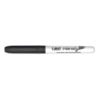 BIC CORP. Intensity Low Odor Fine Point Dry Erase Marker, Fine Bullet Tip, Black, Dozen