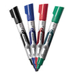 BIC CORP. Intensity Advanced Dry Erase Marker, Tank-Style, Broad Chisel Tip, Assorted Colors, 4/Pack