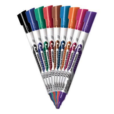 BIC CORP. Intensity Advanced Dry Erase Marker, Pocket-Style, Medium Bullet Tip, Assorted Colors, Dozen