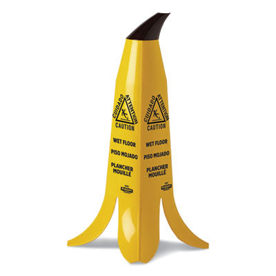 Banana Wet Floor Cones, 11 x 11.15 x 23.25, Yellow/Brown/Black OrdermeInc OrdermeInc