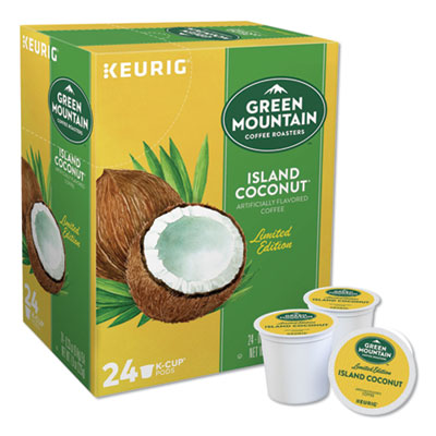 Island Coconut Coffee K-Cup Pods, 96/Carton OrdermeInc OrdermeInc
