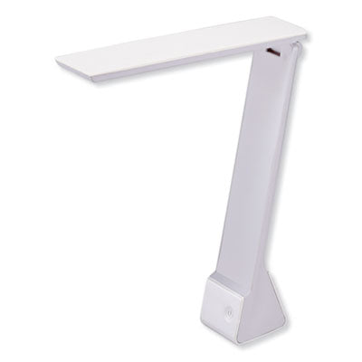 Konnect Rechargeable Folding LED Desk Lamp, 2.52w x 2.13d x 11.02h, Gray/White OrdermeInc OrdermeInc