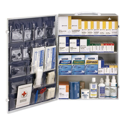 ANSI Class B+ 4 Shelf First Aid Station with Medications, 1,461 Pieces, Metal Case OrdermeInc OrdermeInc