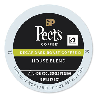 KEURIG DR PEPPER House Blend Decaf K-Cups, 22/Box - OrdermeInc