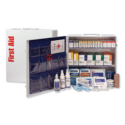 ANSI 2015 Class A+ Type I and II Industrial First Aid Kit 100 People, 676 Pieces, Metal Case OrdermeInc OrdermeInc