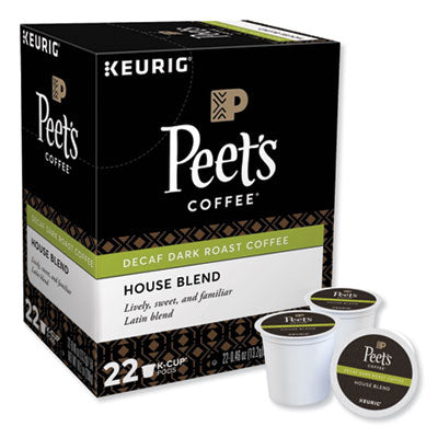 KEURIG DR PEPPER House Blend Decaf K-Cups, 22/Box - OrdermeInc