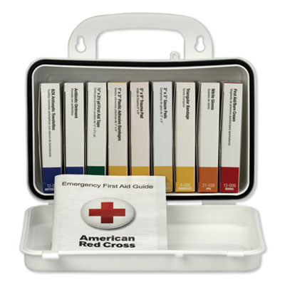 ANSI-Compliant First Aid Kit, 64 Pieces, Plastic Case OrdermeInc OrdermeInc