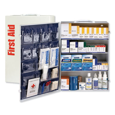 ANSI Class B+ 4 Shelf First Aid Station with Medications, 1,461 Pieces, Metal Case OrdermeInc OrdermeInc