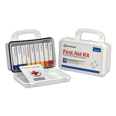 ANSI-Compliant First Aid Kit, 64 Pieces, Plastic Case OrdermeInc OrdermeInc