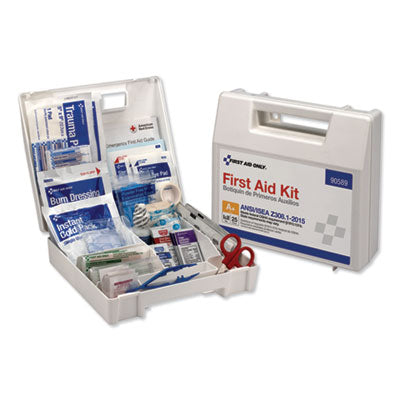 ANSI 2015 Compliant Class A+ Type I and II First Aid Kit for 25 People, 141 Pieces, Plastic Case OrdermeInc OrdermeInc