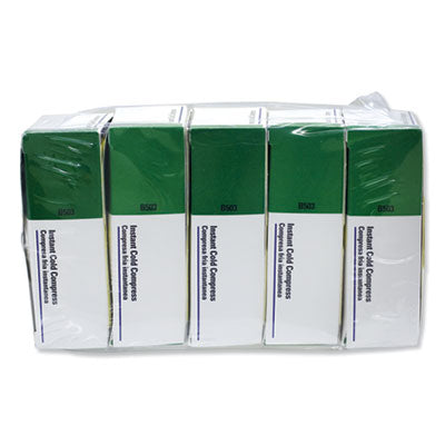 FIRST AID ONLY, INC. Instant Cold Compress, 5 Compress/Pack, 4 x 5, 5/Pack - OrdermeInc