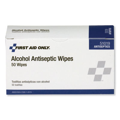 First Aid Alcohol Pads, 50/Box OrdermeInc OrdermeInc