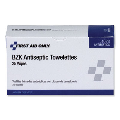 PhysiciansCare® by First Aid Only® First Aid Antiseptic Towelettes, 25/Box - OrdermeInc