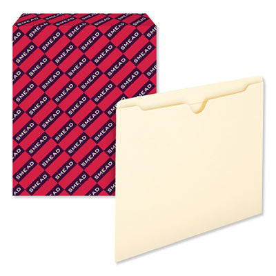 Smead™ Manila File Jackets, 2-Ply Straight Tab, Letter Size, Manila, 100/Box OrdermeInc OrdermeInc