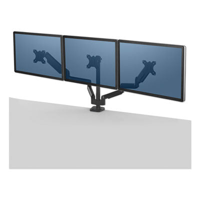 Platinum Series Triple Monitor Arm for 27" Monitors, 360 deg Rotation, +85/-20 deg Tilt, 360 deg Pan, Black, Supports 20 lb OrdermeInc OrdermeInc