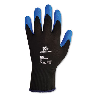 KleenGuard™ G40 Foam Nitrile Coated Gloves, 240 mm Length, Large/Size 9, Blue, 12 Pairs - OrdermeInc