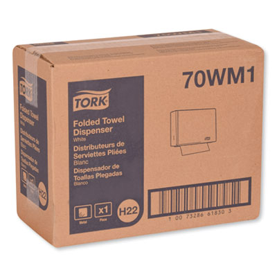 Tork® Singlefold Hand Towel Dispenser, 11.75 x 5.75 x 9.25, White OrdermeInc OrdermeInc