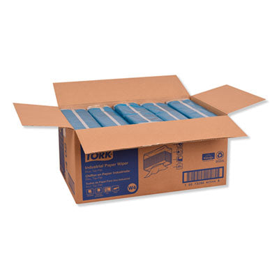 Industrial Paper Wiper, 4-Ply, 12.8 x 16.4, Unscented, Blue, 90/Pack, 5 Packs/Carton OrdermeInc OrdermeInc