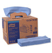 Industrial Paper Wiper, 4-Ply, 12.8 x 16.5, Unscented, Blue, 180/Carton OrdermeInc OrdermeInc