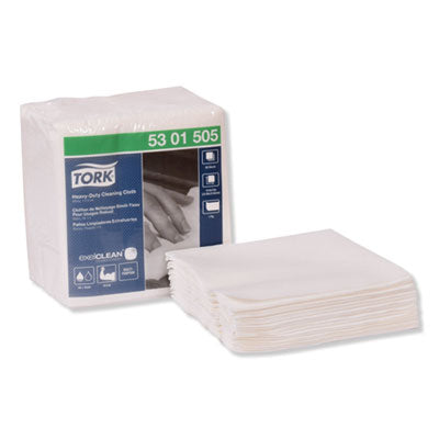 Heavy-Duty Cleaning Cloth, 12.6 x 13, White, 50/Pack, 6 Packs/Carton OrdermeInc OrdermeInc