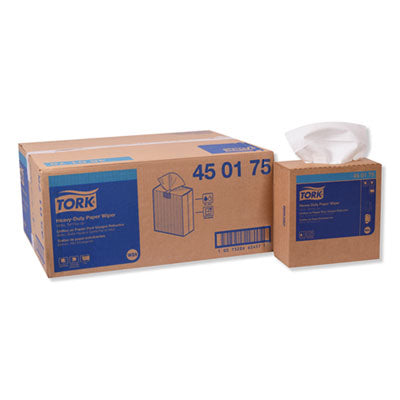 Heavy-Duty Paper Wiper, 1-Ply, 9.25 x 16.25, Unscented, White, 90 Wipes/Box, 10 Boxes/Carton OrdermeInc OrdermeInc