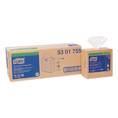 Heavy-Duty Cleaning Cloth, 8.46 x 16.13, White, 80/Box, 5 Boxes/Carton OrdermeInc OrdermeInc