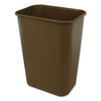 Soft-Sided Wastebasket, 41 qt, Polyethylene, Beige OrdermeInc OrdermeInc