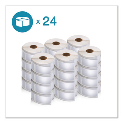 LW Multipurpose Labels, 1" x 2.13", White, 500 Labels/Roll, 24 Rolls/Box OrdermeInc OrdermeInc